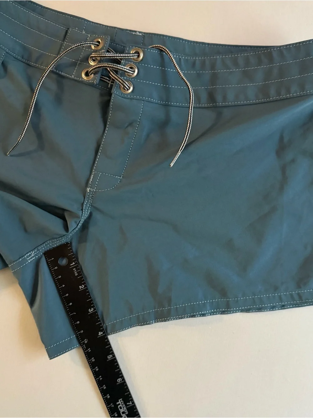 Birdwell Beach Britches 4” Trunks Women 10 USA MADE Cali Surf Beach Swim Shorts